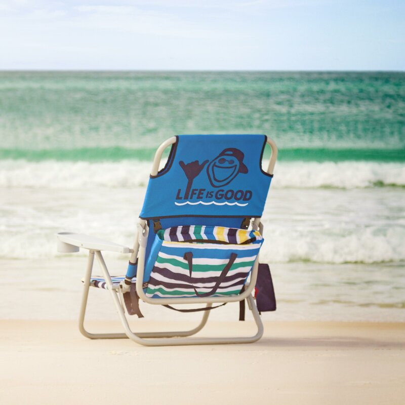 Life is good reclining beach chair